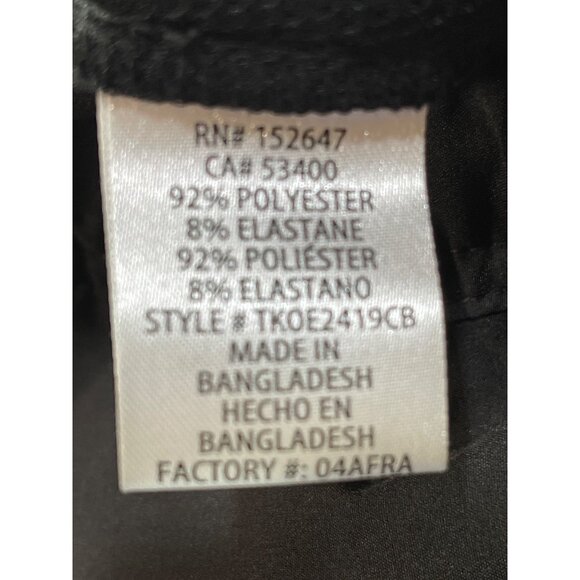 Trinity Coast Mens Size 2XB Swim Trunks Black 9" Inseam Elastic Waist Side Pocke - Picture 12 of 12